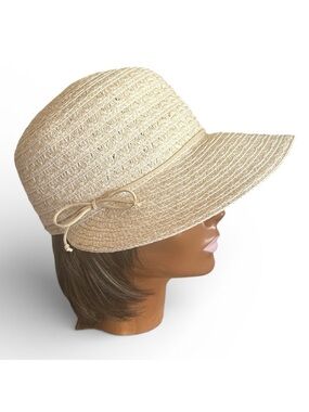 Nine West Face Framer Straw Sun Hat
OS